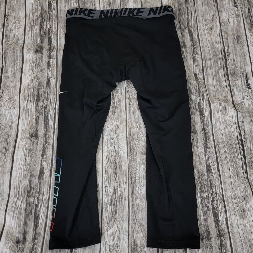Nike Dri-Fit Compression Pants Boys XL 3/4 length 856121-010 Youth Boys New